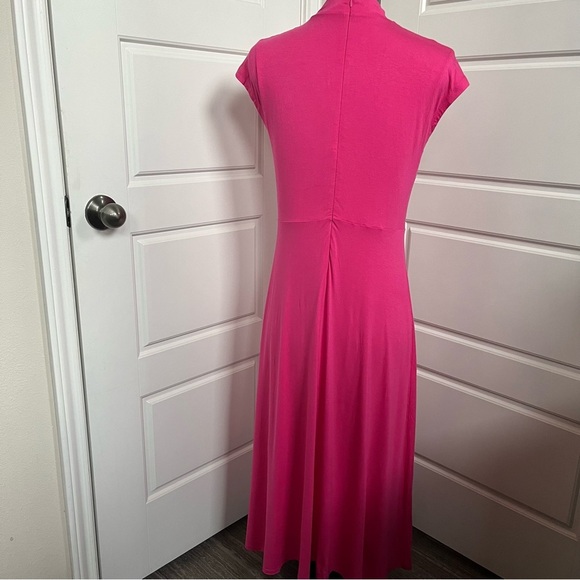 Boss Ellira Midi-Dress in Pink NWT Size Small - Picture 4 of 8